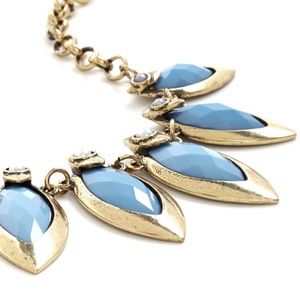 Blue and Gold Necklace